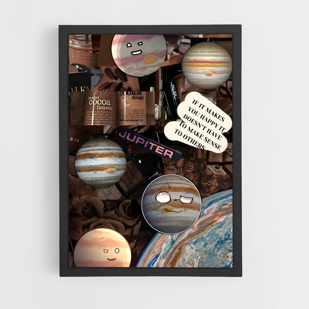 Poster Grandiose Jupiter de Feu (vue 2)